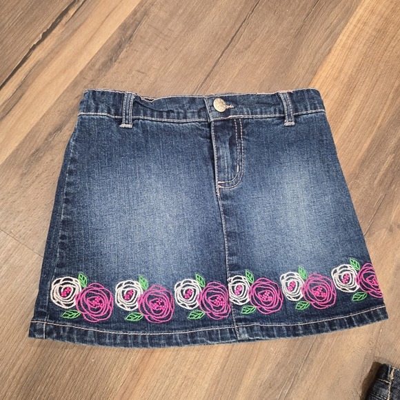 Girls Denim Jean Dress Jumper Skirt Lot Mixed Vintage To Modern Size 3T - 6X - Picture 16 of 16